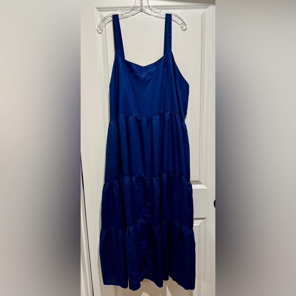 NWT The‎ Drop Navy Tiered Maxi Sundress
